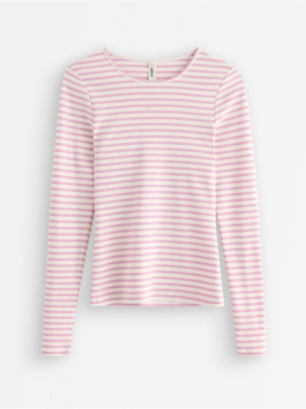 Ribbed pyjama top - 3005951-7249