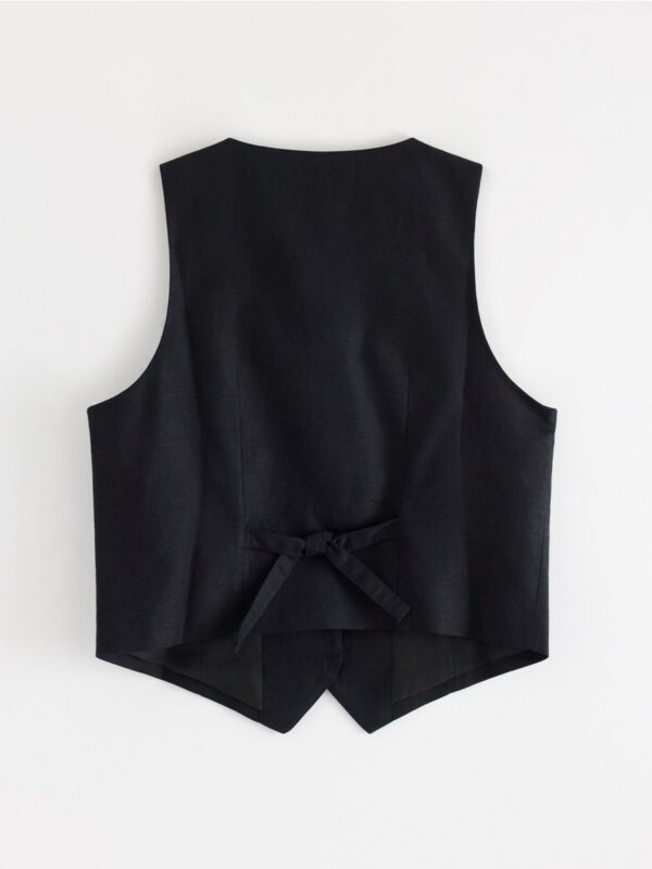 Vest in linen blend - 3006075-80