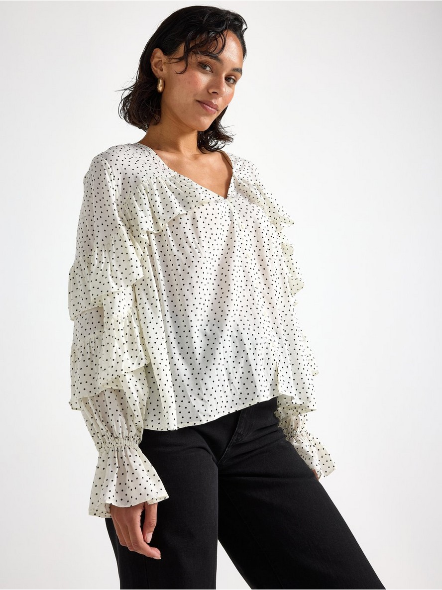 Bluza – Blouse with flounce
