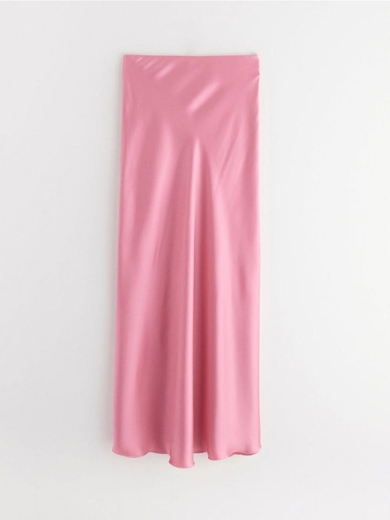 Maxi skirt in satin - 3000038-7362