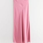 Maxi skirt in satin - 3000038-7362