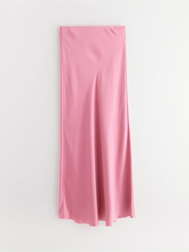 - Maxi skirt in satin Maxi skirt in satin - 3000038-7362