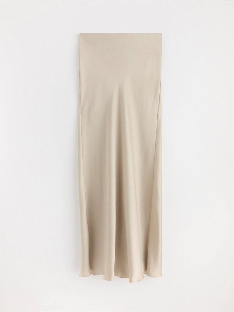 - Maxi skirt in satin Maxi skirt in satin - 3000038-7403
