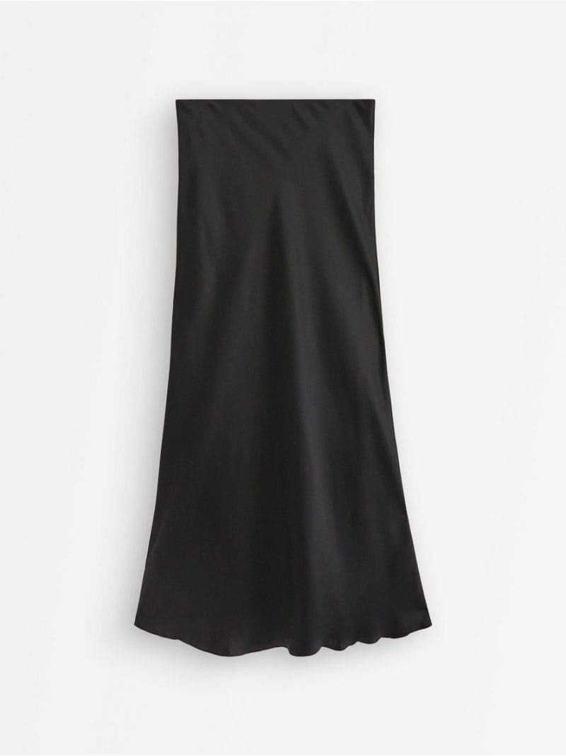 Maxi skirt in satin - 3000038-80