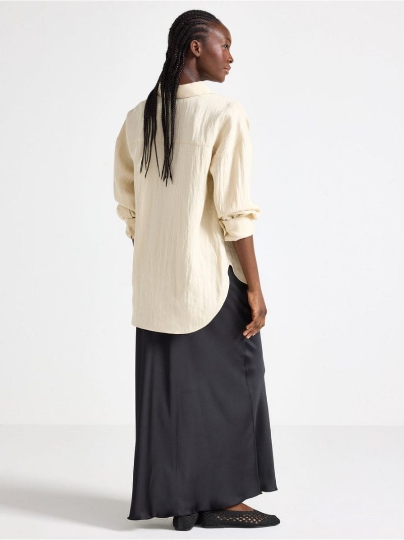 Maxi skirt in satin - 3000038-80