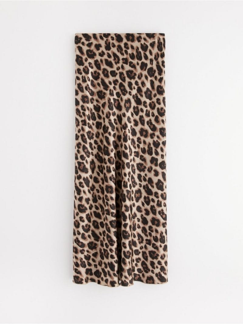 Maxi skirt in satin - 3000038-9609