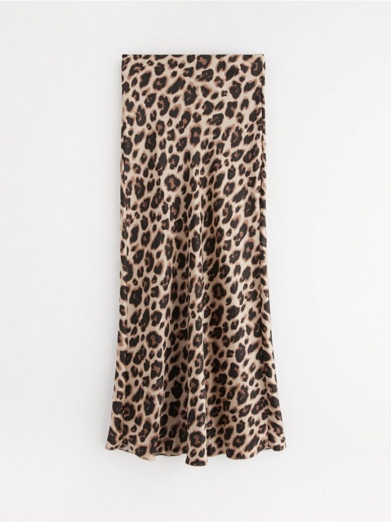 Maxi skirt in satin - 3000038-9609