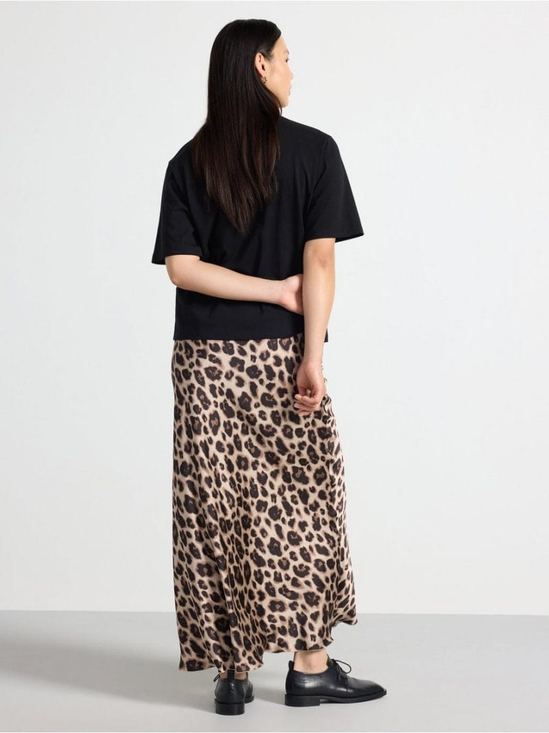 Maxi skirt in satin - 3000038-9609