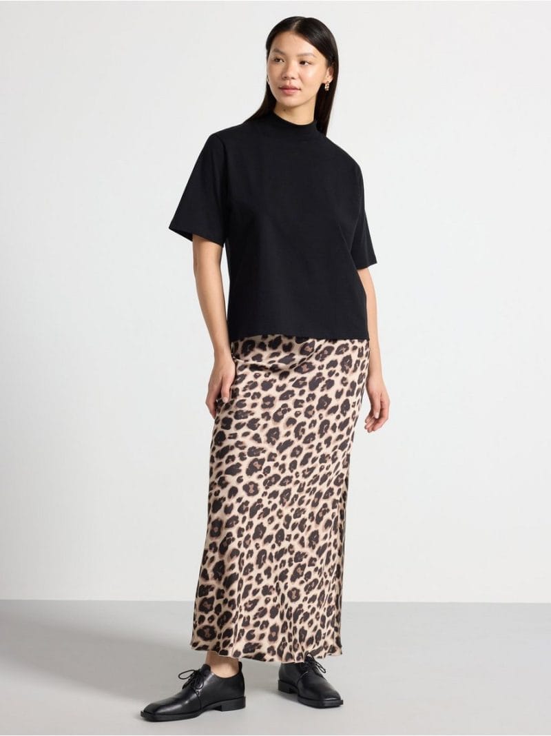 - Maxi skirt in satin Maxi skirt in satin - 3000038-9609