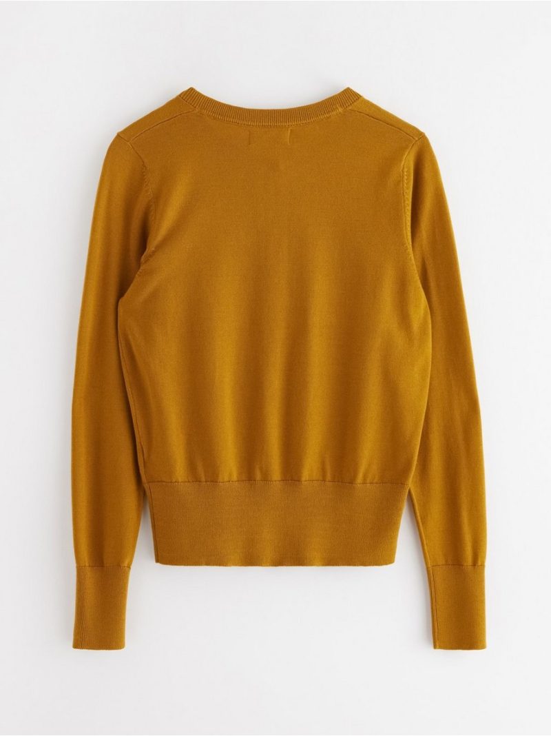 Fine-knit cardigan - 3000084-7708