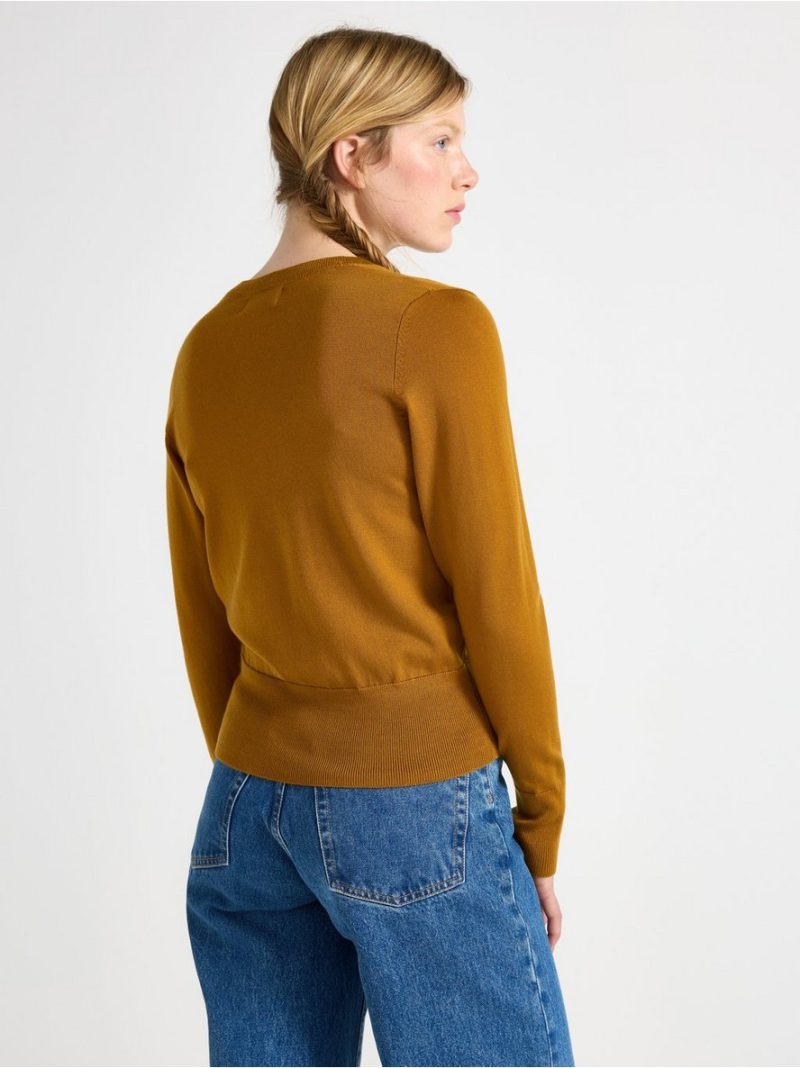 Fine-knit cardigan - 3000084-7708