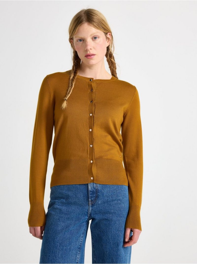 - Fine-knit cardigan Fine-knit cardigan - 3000084-7708