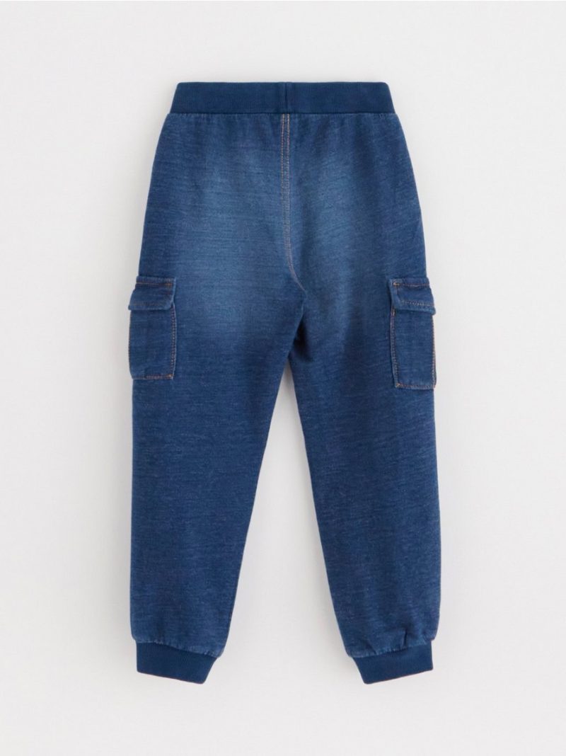 Cargo trousers in jersey - 3000330-794