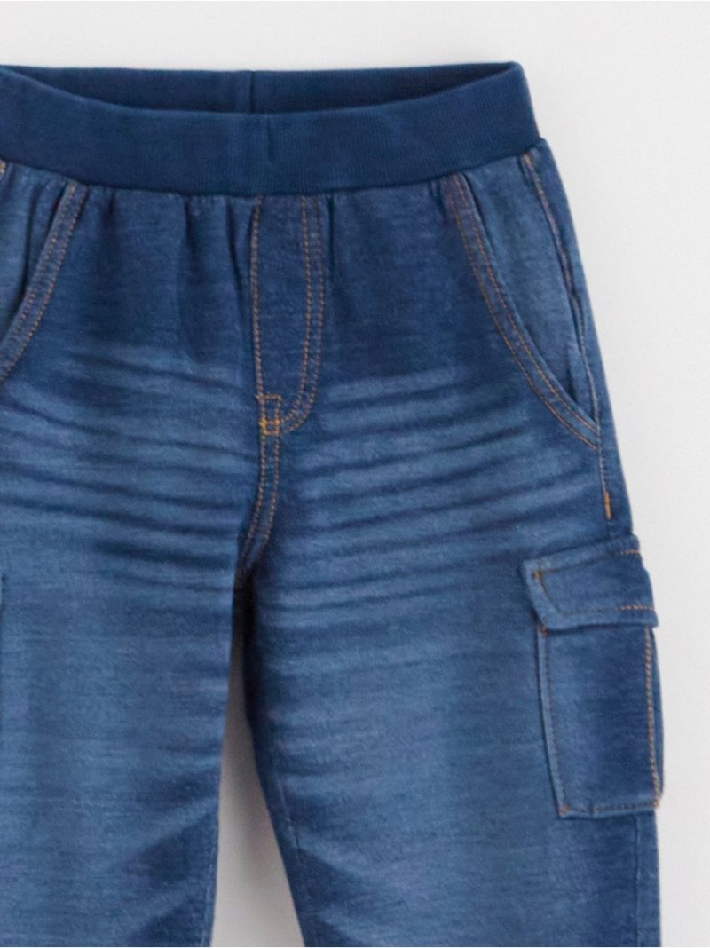 Cargo trousers in jersey - 3000330-794