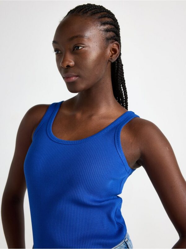 Ribbed Tank top - 3001041-6838