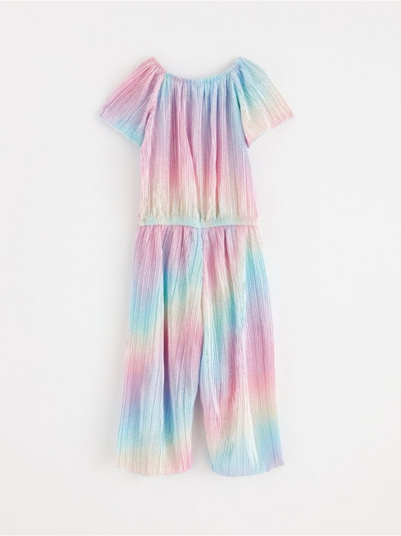 Plissé Jumpsuit with glitter - 3001193-6665
