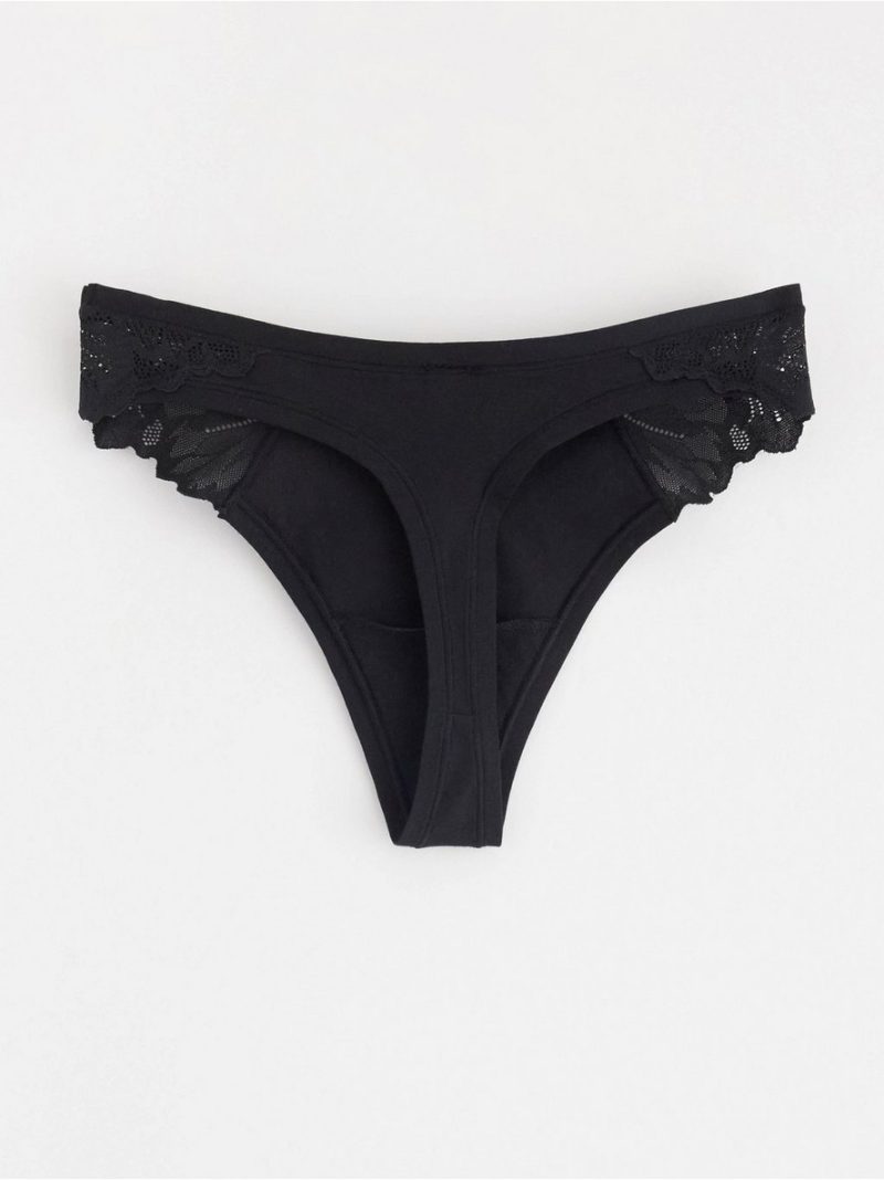 Thong in micro cotton - 3001296-80