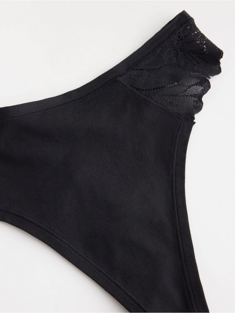 Thong in micro cotton - 3001296-80