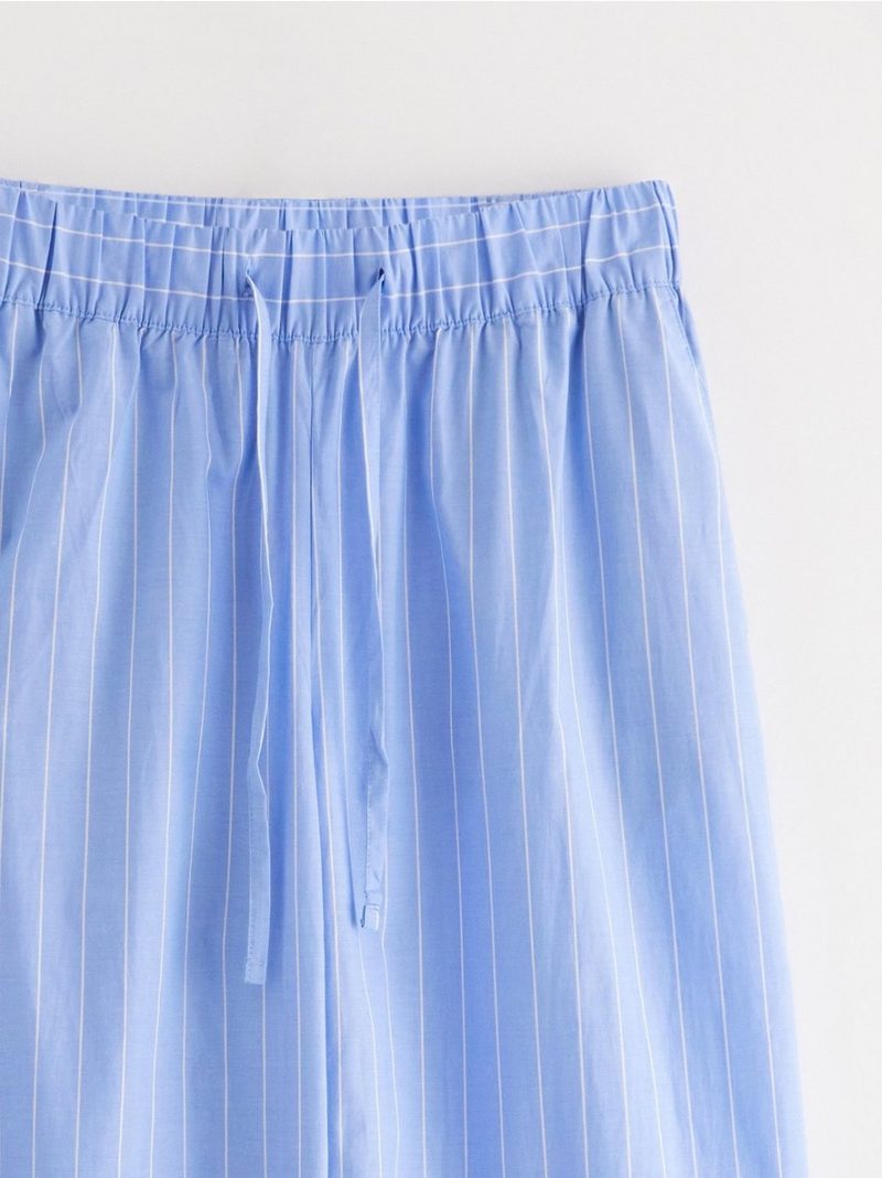 Pyjama trousers in poplin - 3001441-7483