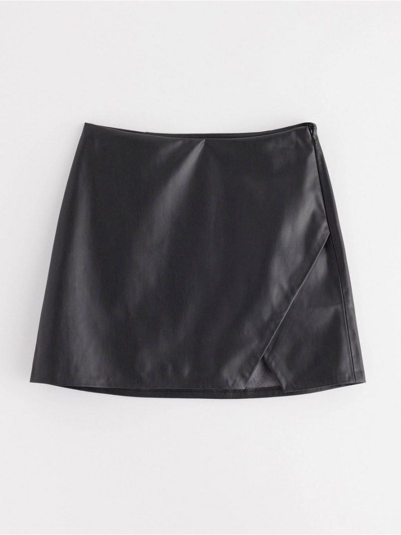 - Skirt in imitation leather Skirt in imitation leather - 3001443-80