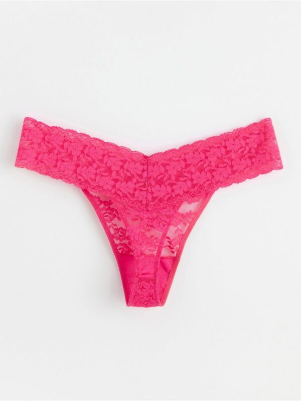 Thong in lace - 3001634-3427