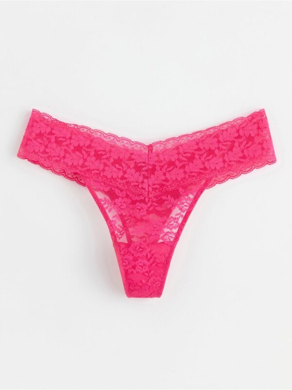 Thong in lace - 3001634-3427