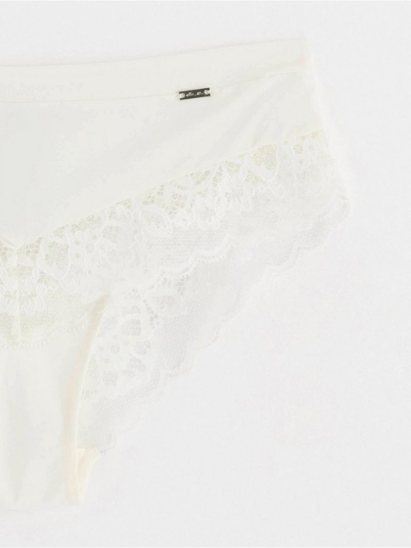 ella m – Brazilian briefs low waist with lace - 3001694-6886