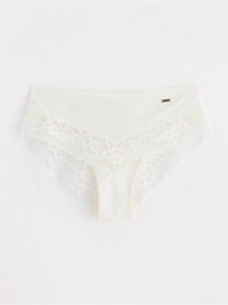 ella m – Brazilian briefs low waist with lace - 3001694-6886