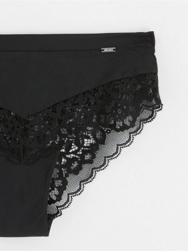 ella m – Brazilian briefs low waist with lace - 3001694-80
