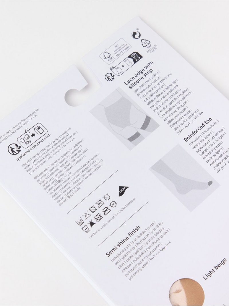 Stay ups  15 denier - 3001717-6553