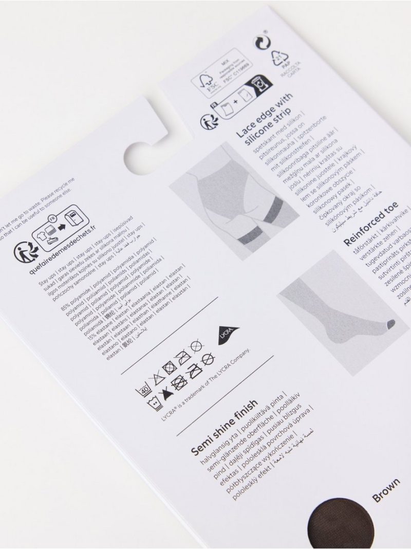 Stay ups  15 denier - 3001717-6784