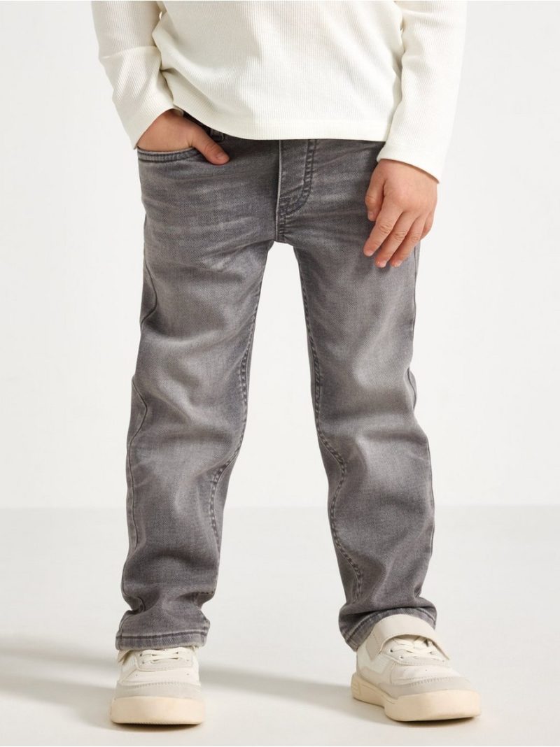 STAFFAN Straight leg jeans in denim jersey - 3001758-111