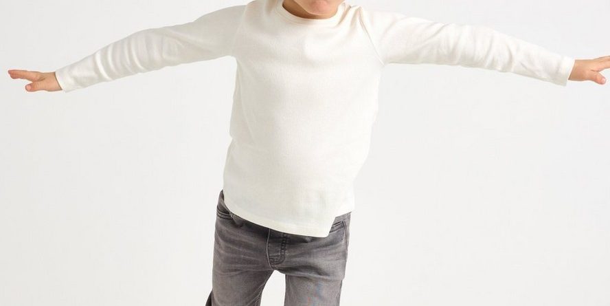 STAFFAN Straight leg jeans in denim jersey - 3001758-111