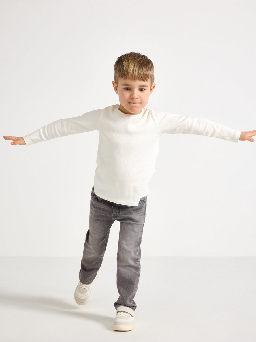 STAFFAN Straight leg jeans in denim jersey - 3001758-111
