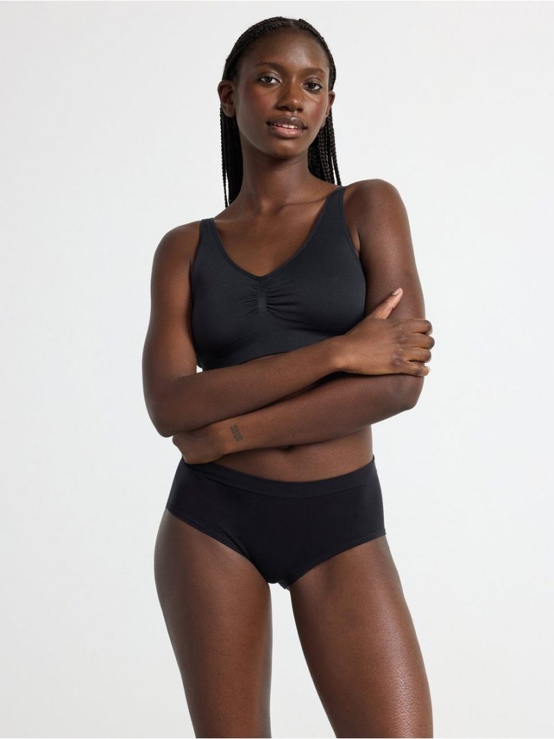 Seamless briefs with regular waist - 3001872-80