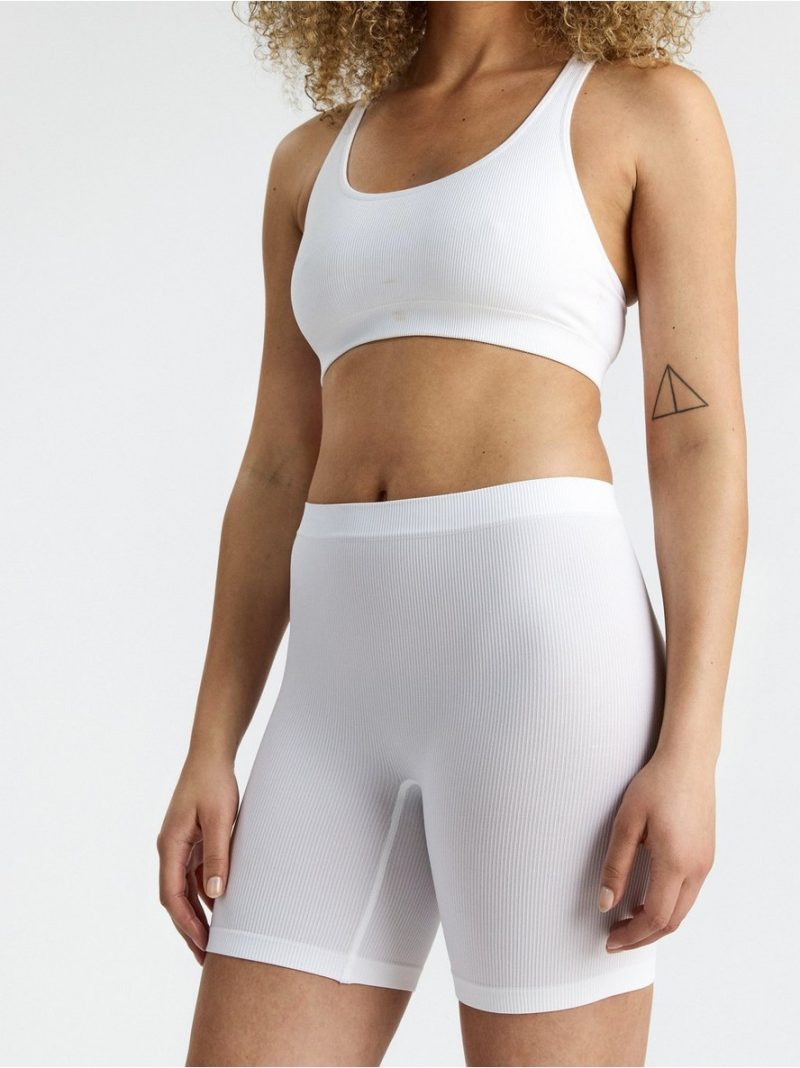 Seamless biker briefs high waist - 3001898-70