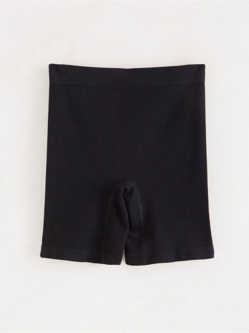 Seamless biker briefs high waist - 3001898-80