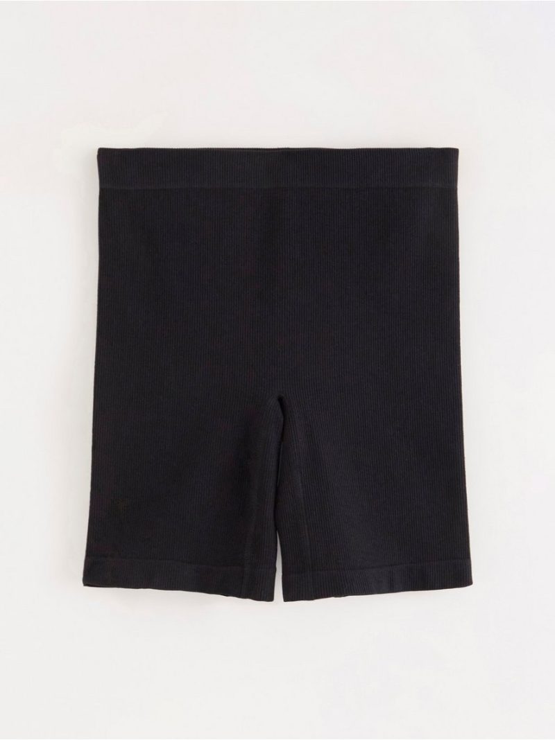 Seamless biker briefs high waist - 3001898-80