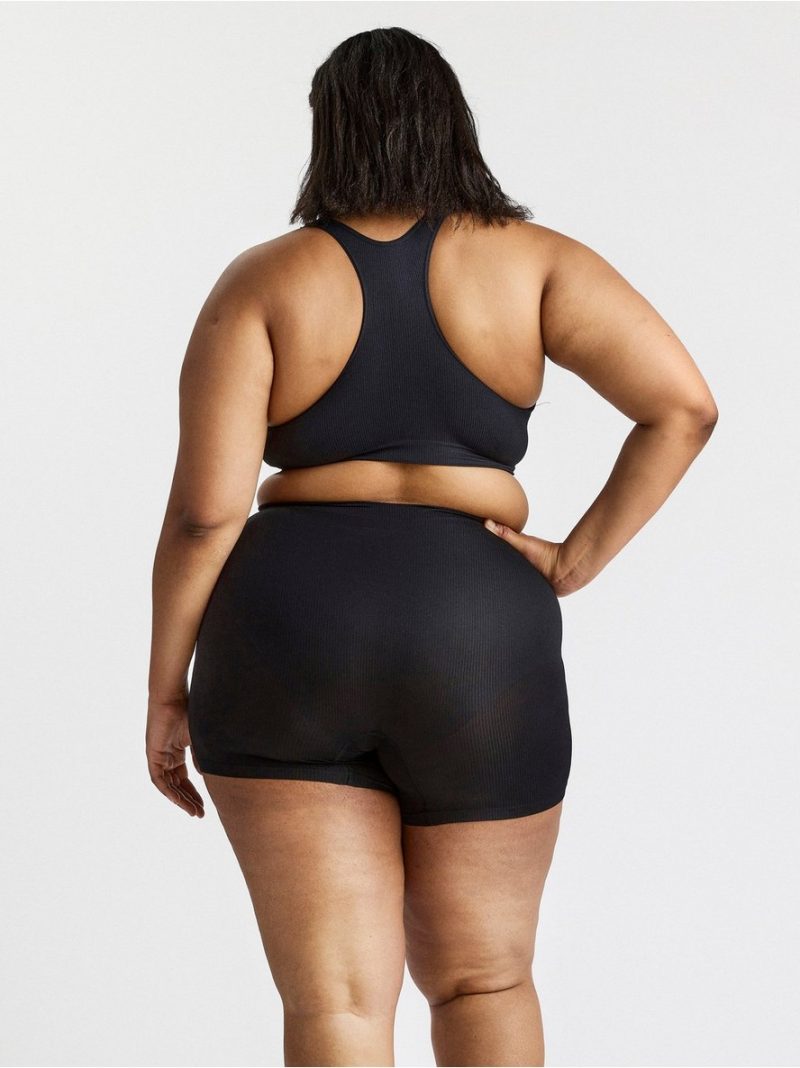 Seamless biker briefs high waist - 3001898-80