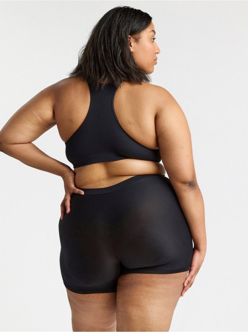 Seamless biker briefs high waist - 3001898-80