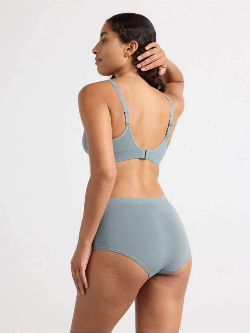 Seamless briefs with high waist - 3001907-9002