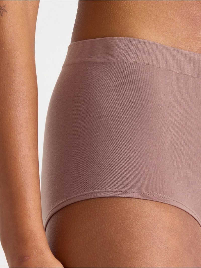 Seamless briefs with high waist - 3001907-9511