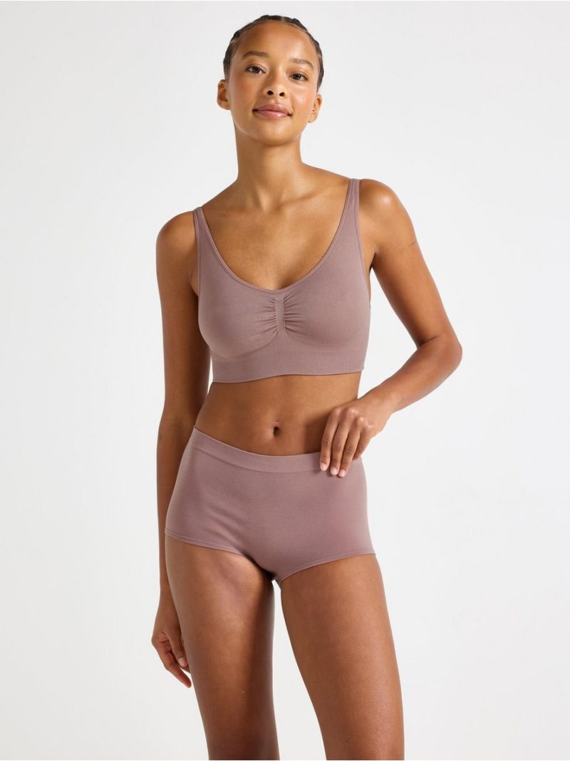 Seamless briefs with high waist - 3001907-9511