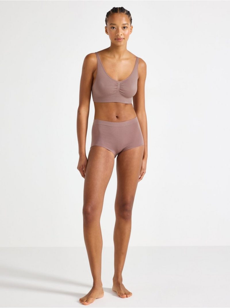 Seamless briefs with high waist - 3001907-9511