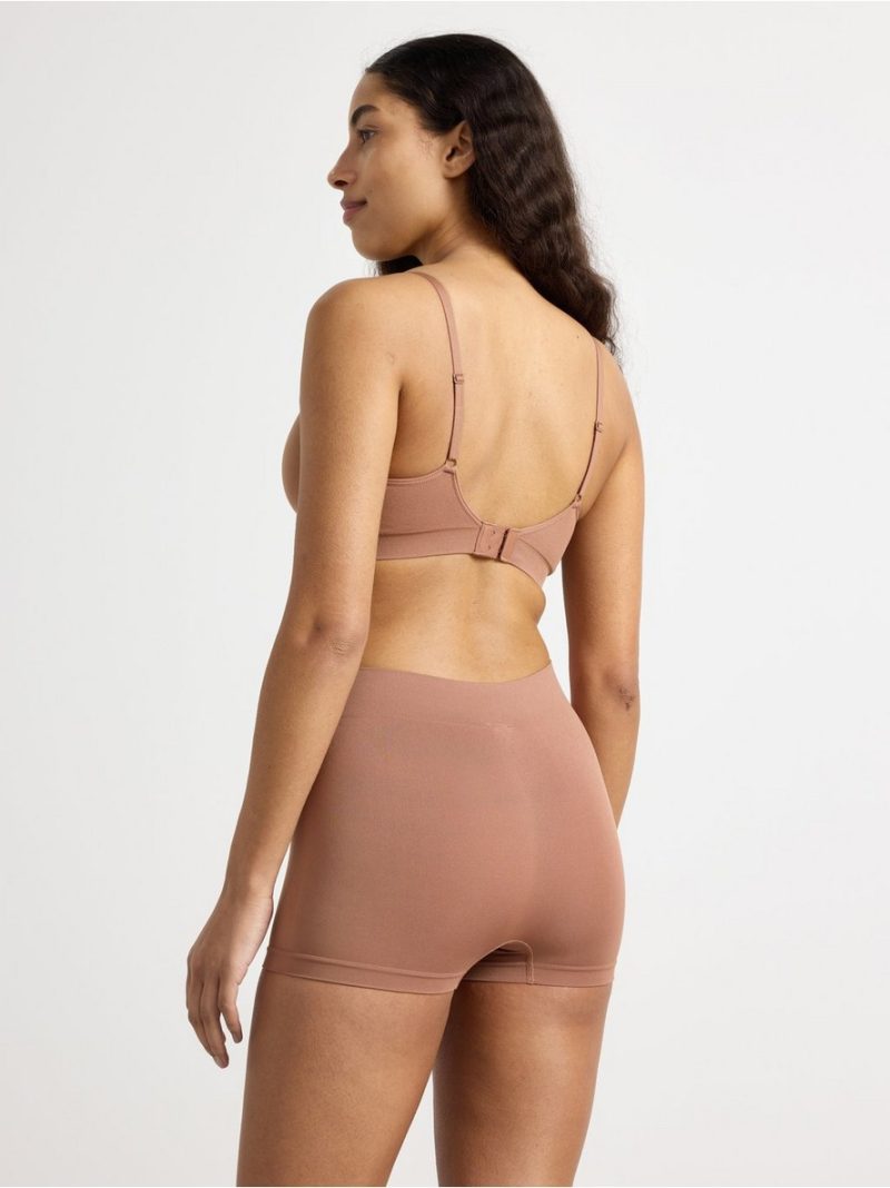 Seamless boxer briefs with high waist - 3001911-2724