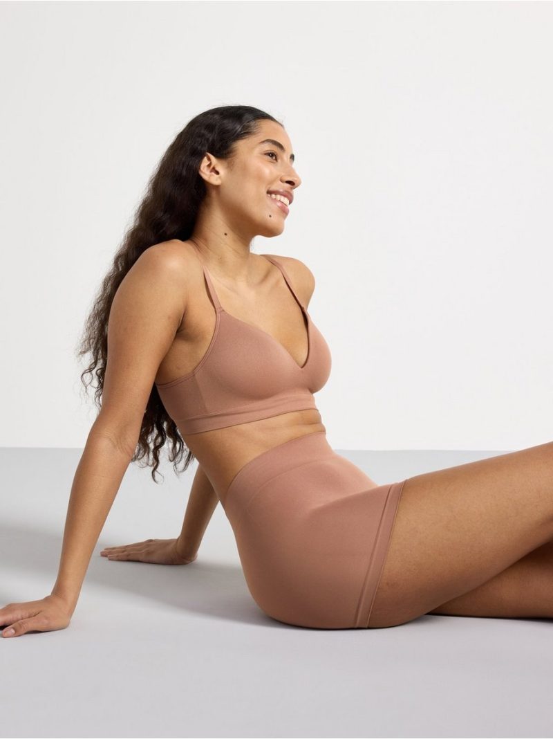 Seamless boxer briefs with high waist - 3001911-2724