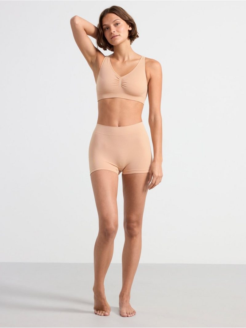 Seamless boxer briefs with high waist - 3001911-6793