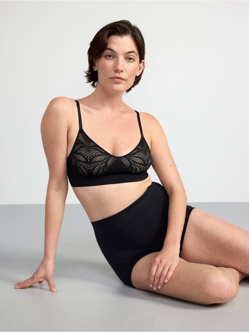 Seamless boxer briefs with high waist - 3001911-80