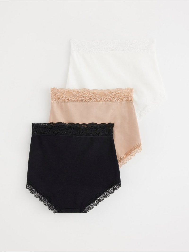 3-pack briefs with high waist - 3001923-1252