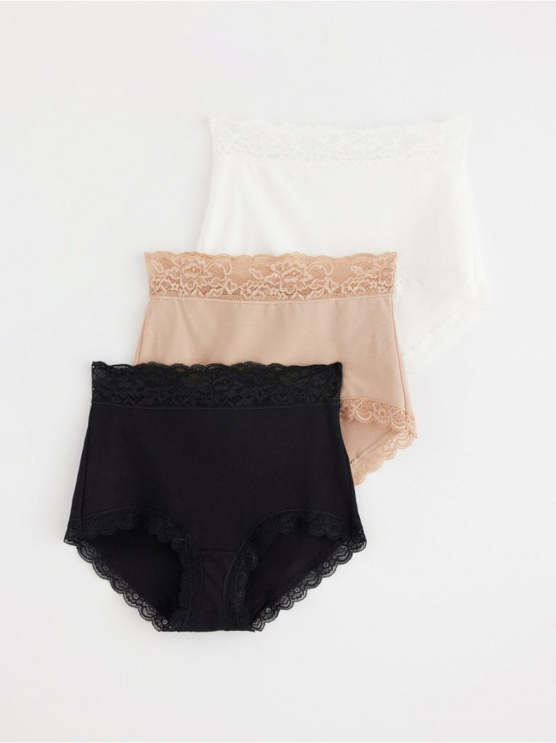 3-pack briefs with high waist - 3001923-1252